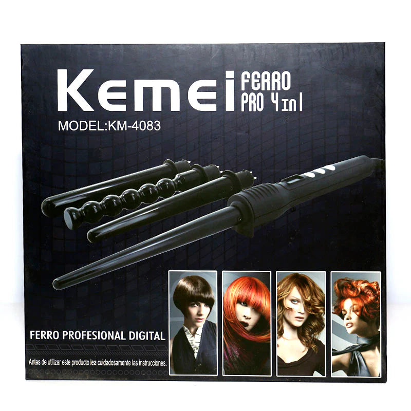 Kemei Ferro 4 In 1 Professional Digital Hairdressing Kit (KM-4083)