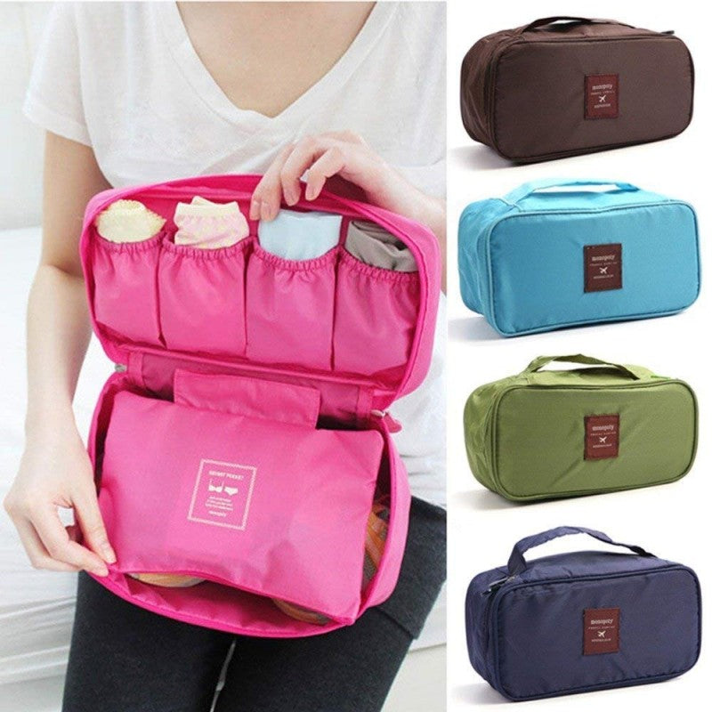 Travel Undergarments Organizer Bag (Multicolour)