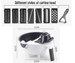 Multi Manual Slicer Drainer Bowl Vegetable Fruit Cutter