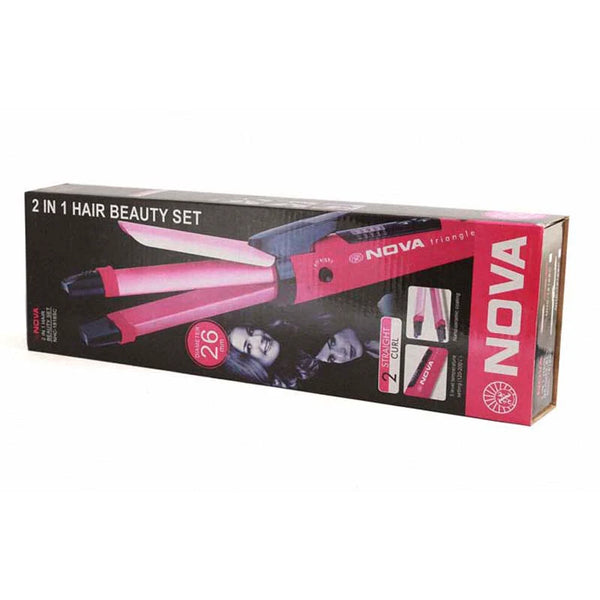 Nova Hair Curler & Straightener (NHC-1818SC)