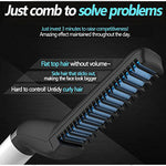 Hair & Beard Straightener Modelling Comb Ceramic-Iron
