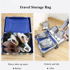 Portable Shoe Organizer Drawstring Bag