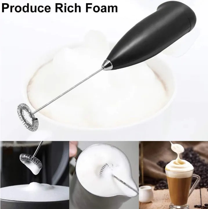Handheld Coffee Beater Mixer Egg Mixer – Mini Milk Frother Hand Blender Whisk for Coffee Foam, Eggs, Cream, Lassi, Cappuccino & Kitchen Baking Mixing Tool