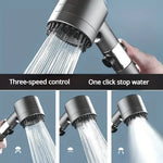 3 In 1 Shower Head Massage Brush