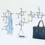 Nordic Style Wall Shelf With Hooks