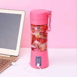 Portable Juicer - 380 ml 6 Blade Electric Portable USB Juicer